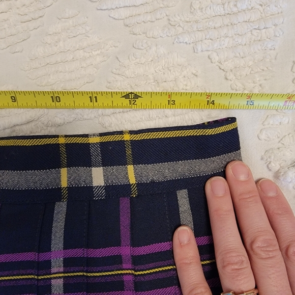 Vintage plaid midi skirt - Picture 3 of 8